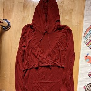 Latched Mama Long Sleeve Nursing Hoodie Size Large